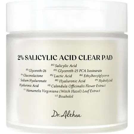 Dr. Althea Dischete Exfoliante Cu 2% Acid Salicilic, 60 Bucati