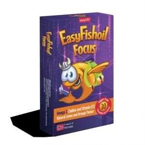 EasyFishOil Focus, 30 comprimate masticabile