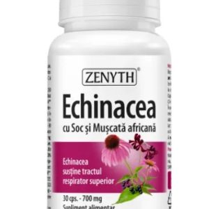 Echinacea cu Soc si Muscata africana, 700mg, 30 capsule, Zenyth
