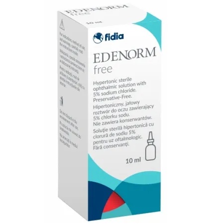 Edenorm Free solutie oftalmica, 10 ml, Fidia