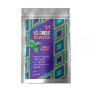 Edulcorem Stevia, indulcitor natural, 1000g, Remedia