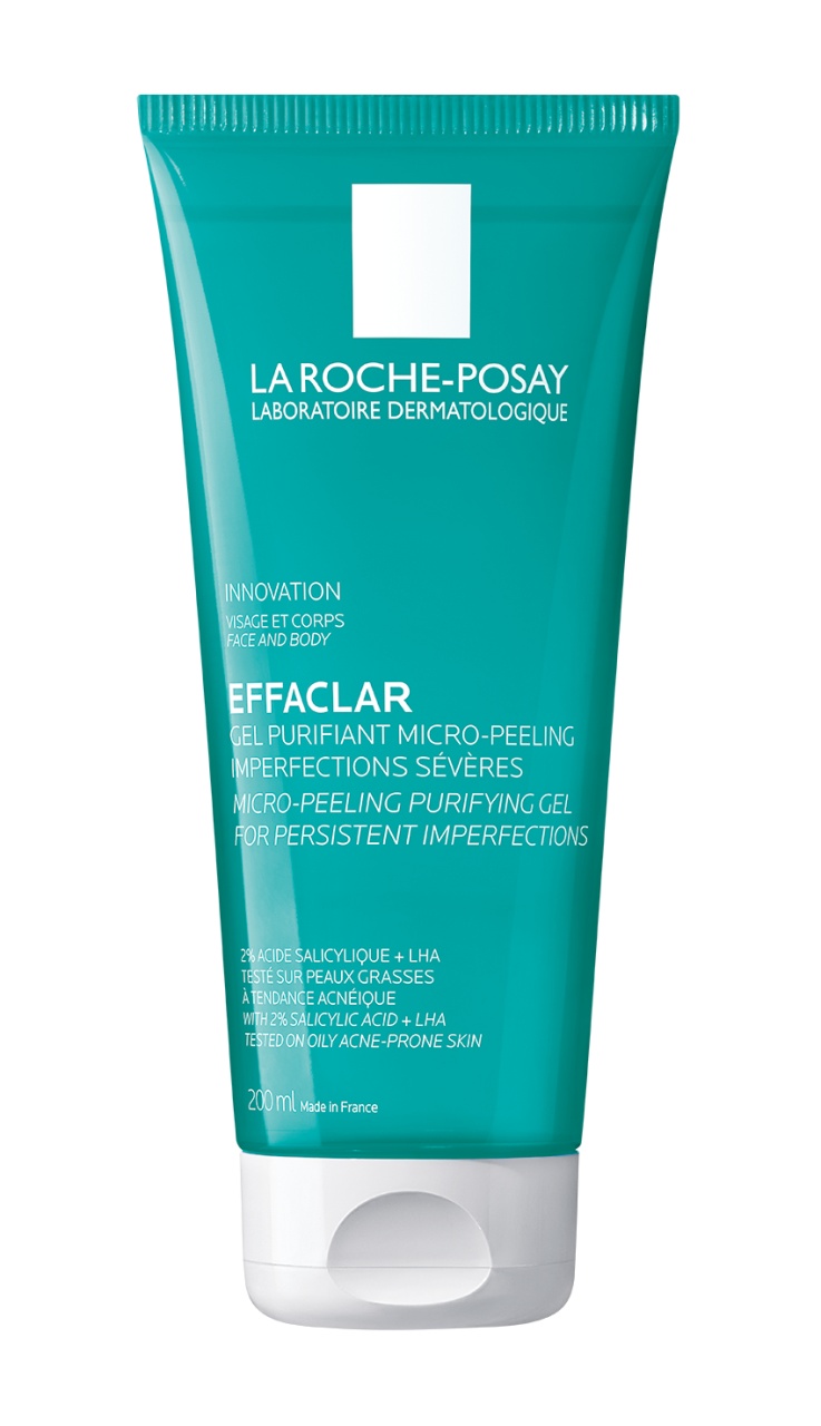 Effaclar Gel Curatare Micro-Exfoliant 200ml – Anti-imperfectiuni fata si corp | La Roche-Posay
