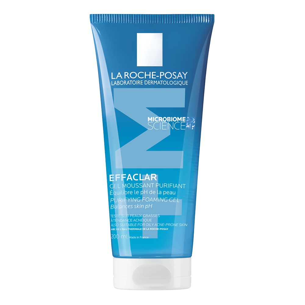 Effaclar Gel Spumant Purifiant +M 200ml – Curatare pentru ten gras si acneic | La Roche-Posay