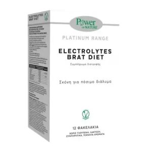 Electrolytes Brat Diet Platinum, 12 plicuri, Power of Nature