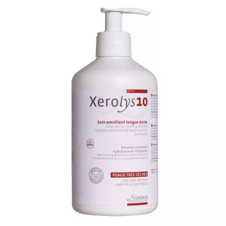 Emulsie pentru Piele Uscata Xerolys 10, 500 ml, Lab Lysaskin