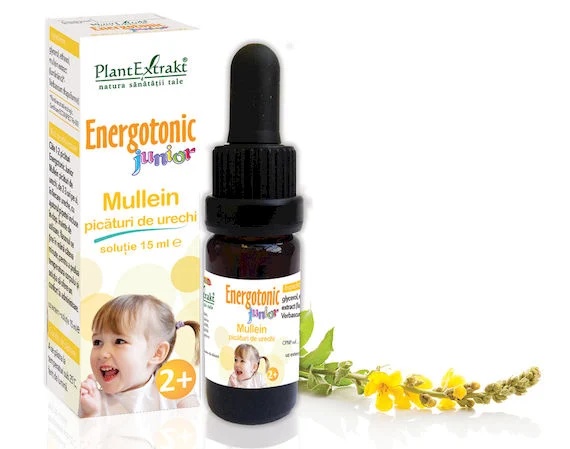 Energotonic Junior Mullein pic pentru urechi x 15ml (PLX)
