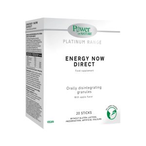 Energy Now Direct Platinum, 20 plicuri cu granule orodispersabile, Power Of Nature