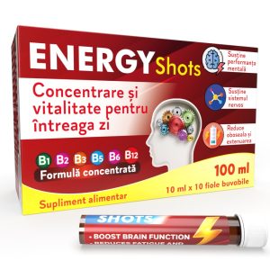 Energy Shots, 10ml, 10fiole buvabile, Justin Pharma