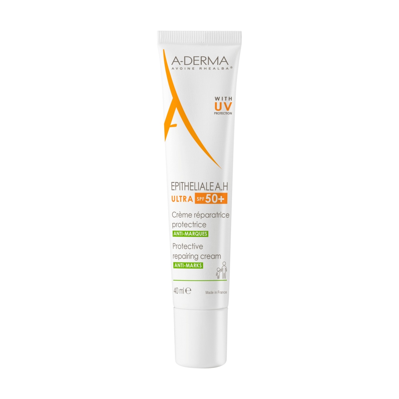 Epitheliale AH Ultra Crema reparatoare SPF50+, 40 ml, A-Derma