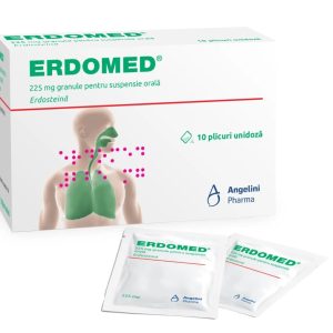 Erdomed 225mg, 10 plicuri, Angelini