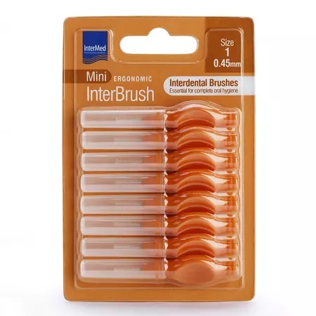 Ergonomic Mini Periuta Interdentara 0.45 Mm X 8