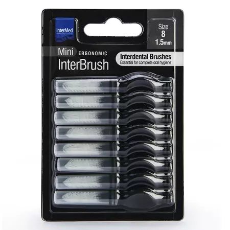 Ergonomic Mini Periuta Interdentara 1,5 Mm, 8 Bucati