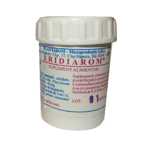 Eridiarom, 50 comprimate – Plantarom
