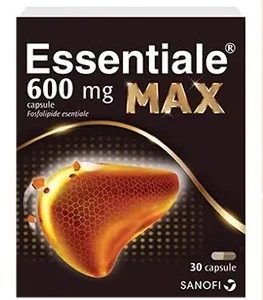 Essentiale Max 600mg, 30 capsule, Opella