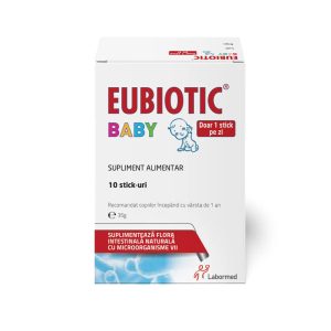 Eubiotic Baby, supliment alimentar, 10 stickuri, Labormed
