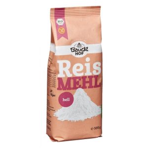 Faina integrala de orez fara gluten eco, 500g, Bauck Hof