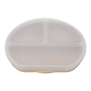 farfurie compartimentata din silicon cu ventuza si capac appekids 1.png