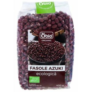 Fasole azuki bio, 400g, OBio