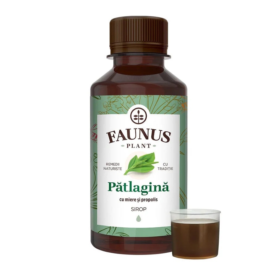 Faunus Sirop Patlagina Cu Miere Si Propolis, 200ml