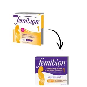 Femibion 1, Planificare si Sarcina, 28 comprimate filmate, Dr. Reddys