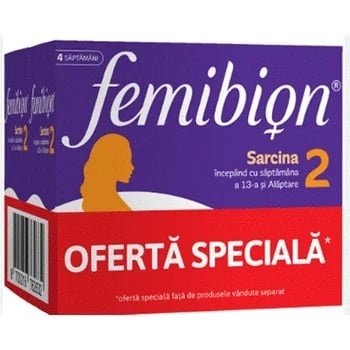 Femibion Sarcina si Alaptare 2 Duo Pack, 56 comprimate, Dr.Reddys