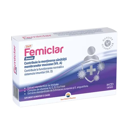 Femiclar Imun, 30 capsule, Sun Wave Pharma