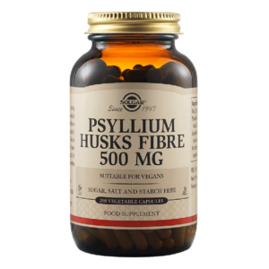 fibre din coji de psyllium 200 capsule solgar.png