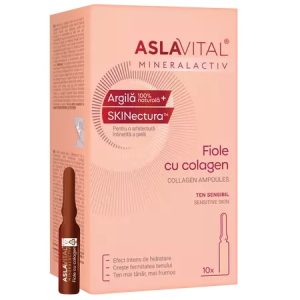 Fiole cu colagen MineralActiv, 2ml, 10 fiole, 117, Aslavital
