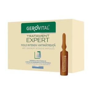 Fiole tratament intensiv antimatreata Gerovital Expert, 10 fiole, Farmec
