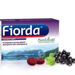 Fiorda cu aroma de coacaze negre, 30 comprimate, Plant Extrakt