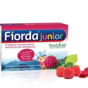 Fiorda Junior Zmeura, 15 comprimate, Plant Extrakt