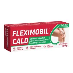 Fleximobil Hot Gel emulsionat, 100g, Fiterman