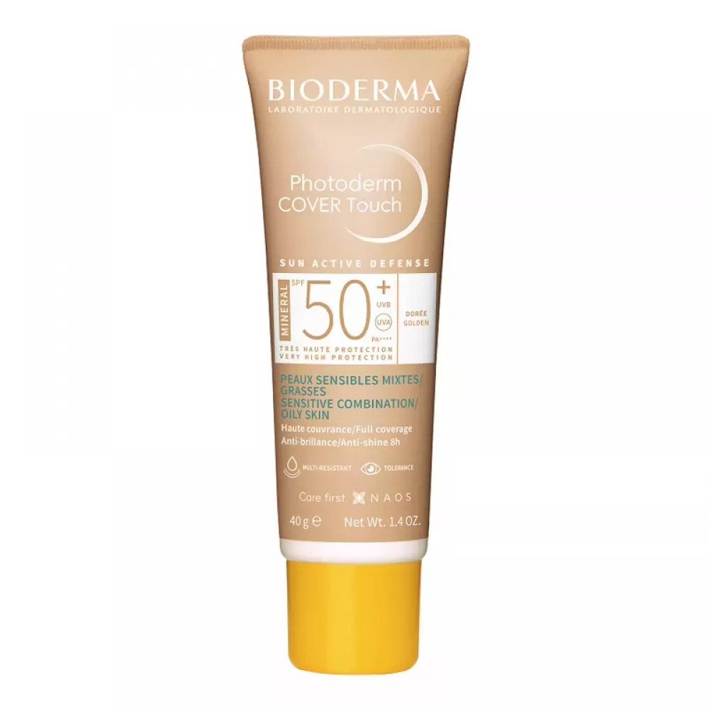 Fluid Cover Touch cu SPF50+ auriu Photoderm, 40g, Bioderma