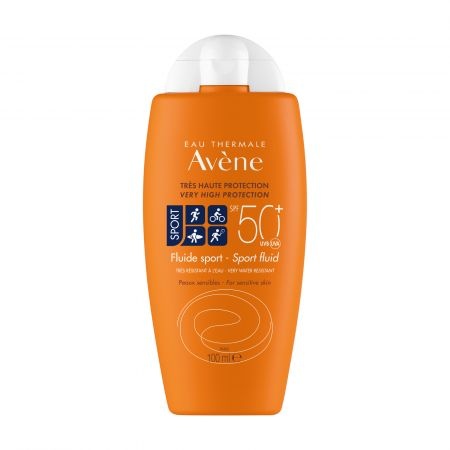 Fluid pentru protectie solara cu SPF 50+ Avene Sport, 100 ml