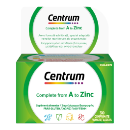 Centrum de la A la Zinc, 30 comprimate, Gsk