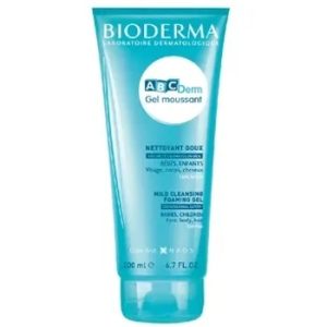 Gel spumant ABCDerm, 200ml, Bioderma