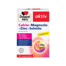 Calciu + Magneziu + Zinc + Seleniu, 30 comprimate, Doppelherz