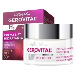 Crema Lift hidratanta de zi cu SPF10 H3 Evolution, 50ml, 221, Gerovital