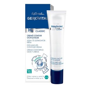 Crema contur pentru ochi si buze H3 Classic, 15ml, 283, Gerovital