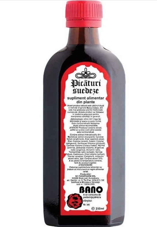 Picaturi Suedeze Dr Racz, 250 ml, Parapharm
