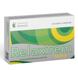 Relaxirem Forte, 30 comprimate, Remedia