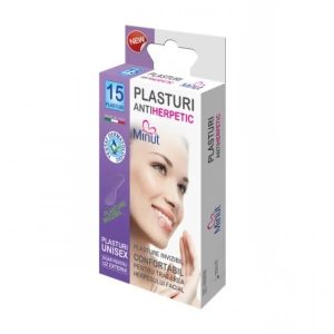 Plasturi antiherpetici, 15 bucati, Minut