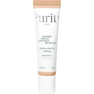 Crema BB multifunctionala cu SPF 30 PA+++ Nuanta 15 Rose Ivory Wonder Releaf Centella, 30ml, Purito