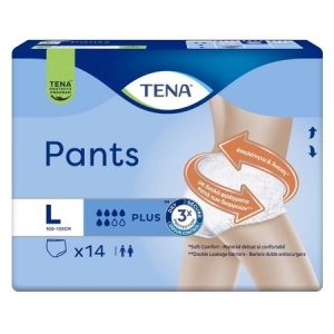Scutece tip chilot pentru adulti Pants Plus, L, 14 bucati, Tena