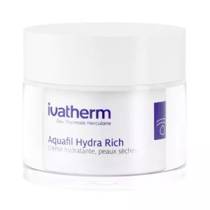 Crema hidratanta pentru ten uscat Aquafil Hydra Rich, 50ml, Ivatherm