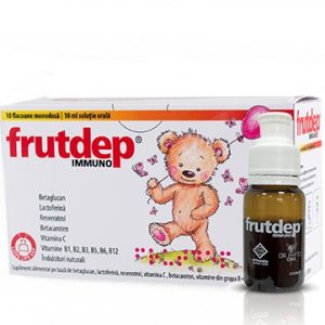 Frutdep Immuno solutie orala, 10 flacoane, Dr. Phyto