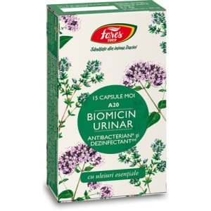 Biomicin urinar, 15 capsule, Fares