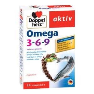 Omega 3-6-9 + vitamina E, 30 capsule, Doppelherz