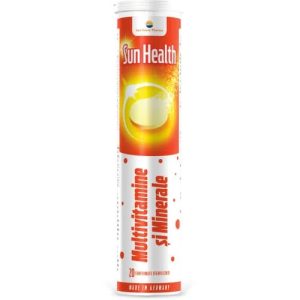 Multivitamine si Minerale, 20 comprimate efervescente, Sun Wave