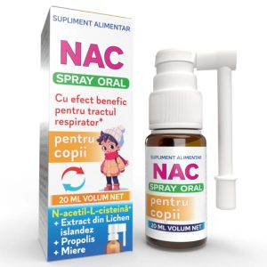 Nac spray oral copii, 20ml, Justin Pharma